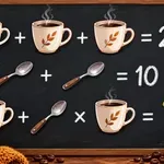 Matematický hlavolam: Tři hrnky, dvě lžíce a poslední rovnice