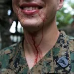 FOTO: Krvava vojaška vaja