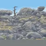 Optična iluzija, ki vam bo zmešala glavo: najdete skritega psa med skalami?