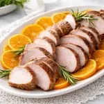 Svinjski file z glazuro iz klementin, cimeta in klinčkov, ki navduši vsakega gosta