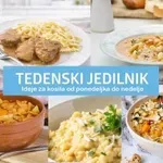 Tedenski jedilnik: Ideje za kosilo za tekoči teden #146