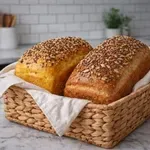 Recept za začetnike: kruh brez vzhajanja s sirom, česnom in zelišči