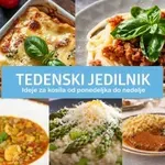 Tedenski jedilnik: Ideje za kosilo za tekoči teden #154