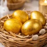 Tako dobite popolno zlato barvo pirhov (potrebujete 3 poceni stvari)