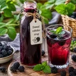 Recept za domač robidov sirup, ki bo navdušil z okusom
