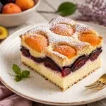Tako pripravite izjemno sočno skutino pecivo s poletnim sadjem (marelice in slive)