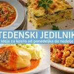 Kaj bomo kuhali ta teden? Ideje za slastna kosila od ponedeljka do nedelje #176