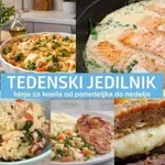 Kaj bomo kuhali ta teden? Ideje za slastna kosila od ponedeljka do nedelje #174