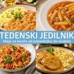 Kaj bomo kuhali ta teden? Ideje za slastna kosila od ponedeljka do nedelje #175
