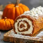 Recept: Mehka bučna rolada z žametnim kremnim nadevom