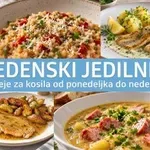 Kaj bomo kuhali ta teden? Ideje za slastna kosila od ponedeljka do nedelje #181