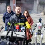 Održana demonstracija korištenja robota tijekom vatrogasne vježbe spašavanja u požaru