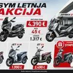 Novi SYM popusti i posebne pogodnosti za kupce
