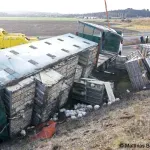 Kamion s tisućama kokoši prevrnuo se na autoputu