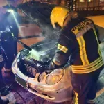 Mostar: U Ulici Stjepana Radića gorio Mercedes