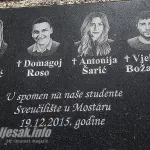 Tišina i sjećanje: Obljetnica smrti četvero studenata Sveučilišta u Mostaru