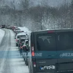 VIDEO | Prometni kolaps s Bjelašnice prema Sarajevu, vozači satima zaglavljeni