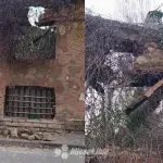 FOTO | Zid se obrušava u blizini škole: Mještani zvali policiju zbog ruševine