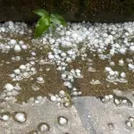 Tuča pogodila i Slavoniju: Led u samo 10-ak minuta prekrio grad