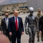 Trump opet šokira AI objavom: Uz njega stoji zarobljeni vanzemaljac
