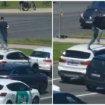 VIDEO | Muškarac u Zagrebu skakao po automobilima na raskrižju