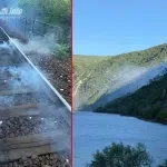 Čak devet požara izbilo uz prugu Mostar – Sarajevo, mještani sumnjaju na podmetanje