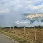 Uborak opet gori, vatrogasci na terenu