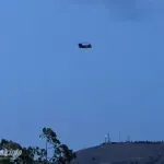 VIDEO | Helikopter povezan s vojnim misijama sletio u Rodoč