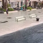 VIDEO | Meteotsunami u Malom Lošinju, more poplavilo rivu