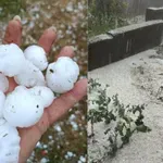 VIDEO | Nevrijeme u Nevesinju: Snažna tuča u nekoliko minuta zabijelila grad