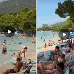 VIDEO | Plaža u Makarskoj krcata: "Ovo više nije odmor nego borba za mjesto"