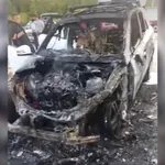 Izgorio automobil na cesti između Gruda i Posušja