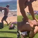 VIDEO | Političar nokautiran na plaži