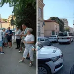 Građani ispred zgrade Općinskog suda u Mostaru čekaju privedenu petorku