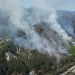 VIDEO | Veliki požar u Konjicu prijeti kućama, zatražen helikopter OS BiH