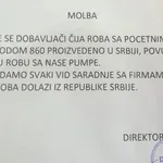 Tvrtka iz BiH prekida suradnju s dobavljačima čija roba dolazi iz Srbije