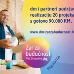 ''Žar za budućnost'': dm i partneri izdvajaju gotovo 90.000 KM za 20 projekata širom Bosne i Hercegovine