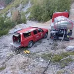 Mostarski vatrogasci gasili požar između Čabulje i Čvrsnice