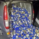 U automobil natovario četiri tone mjedenih vodomjera