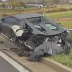 Lamborghini izletio s A1 i završio u zaštitnoj ogradi