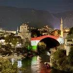 Stari most u Mostaru zasjao u bojama Mađarske