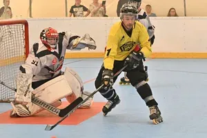 (FOTO) Inline hokej: Horobek Fčele z dvema zmagama začele sezono