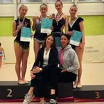 Rekordni uspeh na državnem prvenstvu za ritmične gimnastičarke iz Murske Sobote