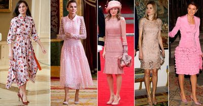 Najlepše pink haljine kraljice Leticije