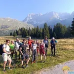 Domžalski planinci na praznični vzpon na Špik Hude police