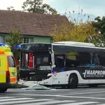 Blizu Gasilske brigade Maribor trčila avtobus in tovornjak - e-Maribor