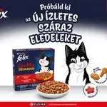 Megérkeztek a FELIX Doubly Delicious száraz macskaeledelek: kétszeres finomság minden falatban