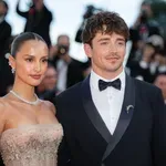 Charles Leclerc felesége, Alexandra ennél különlegesebb ruhát nem is választhatott volna a Cannes-i filmfesztiválra