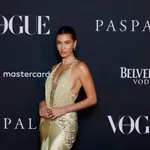 Hailey Bieber vajsárga ruháján pörög most a net, egyszerűen mesés