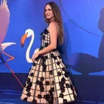 Józsa Bettina különleges kreációban tündökölt a Velencei Filmfesztiválon